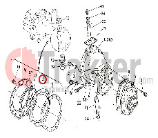 RUOTA COPERTURA ANTIPOLVERE ORIGINAL KUBOTA 66591-56685 66591-56680 66591-56684