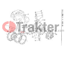 ΚΑΡΠΟΥΖΙΟΥ ΤΡΟΧΟΥ ΣΤΕΓΑΝΟ ΦΛΑΝΤΖΑ ORIGINAL KUBOTA 66905-56563 66711-56560 66711-56561