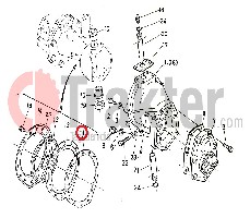 KÖNIGSZAPFEN RAD DICHTUNG ORIGINAL KUBOTA 66591-56670 66591-56672 66591-56673
