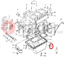 ENGINE OIL PAN ORIGINAL KUBOTA 15371-01610 15371-01614
