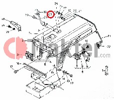 SPECCHIO ORIGINAL KUBOTA 66711-61100