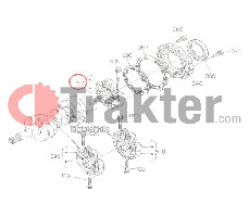 CUBIERTA DE SOPORTE PARA BASE DE MOTOR KUBOTA ORIGINAL 16292-07095 16261-04090 16241-04092