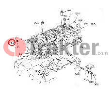 TESTA CILINDRO MOTORE 16429-03040 OEM 19077-03050 OEM
