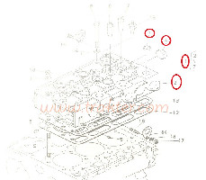 ZYLINDERKOPF K6-A, K6-B, K6-C ORIGINAL KUBOTA 15521-03040 15521-03044