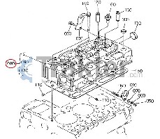 MOTORE TESTA CILINDRO KUBOTA 15521-03040 15521-03044 OEM