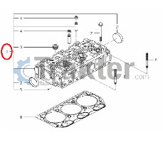 ZYLINDERKOPF ORIGINAL ISEKI 6211-110-110-30
