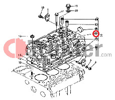 ZYLINDERKOPF ORIGINAL KUBOTA 15321-03040 15321-03041
