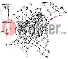ZYLINDERKOPF ORIGINAL KUBOTA 16057-03044 16271-03040 16060-03042