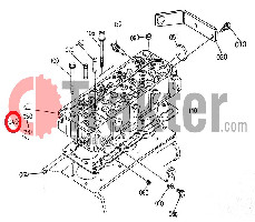 ΚΕΦΑΛΑΡΙ ΚΑΠΑΚΙ ΚΙΝΗΤΗΡΑ ORIGINAL KUBOTA 16251-03040 16052-03044