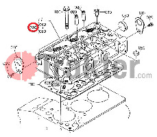 ZYLINDERKOPF ORIGINAL KUBOTA 1a304-03040 17575-03042 16873-03042 16689-03049