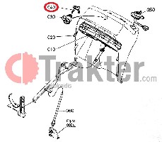 CHIAVE AVVIAMENTO 2 PEZZI ORIGINAL KUBOTA 15248-63700