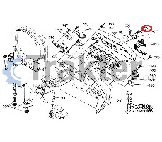 INTERRUTTORE DI AVVIAMENTO 2 PEZZI ORIGINAL KUBOTA 37410-55150