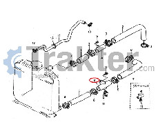 COLLARE METALLICO ORIGINAL KUBOTA 31351-18074 31351-18070