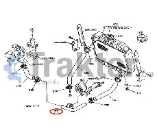 SCHLAUCH METALL 16864-72870 ORIGINAL KUBOTA PART