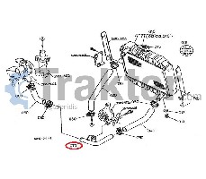 SCHLAUCH METALL 16864-72870 ORIGINAL KUBOTA PART
