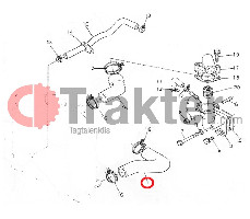 ΚΟΛΑΡΟ ΨΥΓΕΙΟ ΝΕΡΟΥ ΚΑΤΩ 15504-72850 OEM