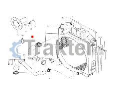 HEIZKÖRPERSCHLAUCH WASSERLEITUNG ORIGINAL ISEKI 1444-101-002-00