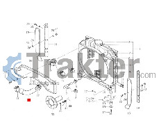 KÜHLWASSERSCHLAUCH OBEN ORIGINAL ISEKI 1480-102-004-10