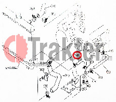 KÜHLWASSERSCHLAUCH ENTLÜFTUNG ORIGINAL KUBOTA 6c040-58680 6c040-58682