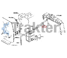 COLLARE RADIATORE ACQUA RITORNO ORIGINAL KUBOTA 37410-88660 37410-88662