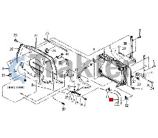 COLLARE RADIATORE ACQUA PARTE DI BASSO ORIGINAL ISEKI 1636-102-022-00