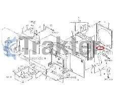 KÜHLWASSERSCHLAUCH UNTEN ORIGINAL ISEKI 1650-102-001-0Z 1650-102-001-00