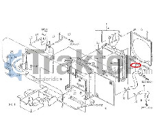 KÜHLWASSERSCHLAUCH UNTEN ORIGINAL ISEKI 1650-102-001-0Z 1650-102-001-00