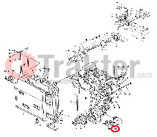 KÜHLWASSERSCHLAUCH UNTEN ORIGINAL KUBOTA 15321-72850 15321-72851
