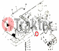 HOSE WATER PIPE ORIGINAL KUBOTA 15531-72850