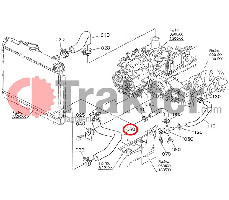 ΚΟΛΑΡΟ ΨΥΓΕΙΟΥ ΝΕΡΟΥ ΚΑΤΩ ORIGINAL KUBOTA 6a741-58570