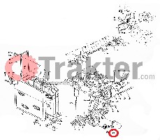 COLLARE RADIATORE ACQUA LATO INFERIORE ORIGINAL KUBOTA 15221-72850 15221-72852