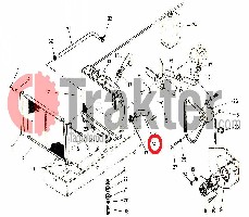 COLLARE RADIATORE ACQUA LATO INFERIORE ORIGINAL KUBOTA 15531-72850