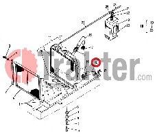 COLLARE RADIATORE ACQUA SOTTO ORIGINAL KUBOTA 15551-72850