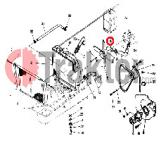 COLLAR METÁLICO PARA RADIADOR DE AGUA KUBOTA ORIGINAL 15531-72860