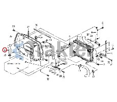 KÜHLWASSERSCHLAUCH OBEN ORIGINAL ISEKI 1636-102-021-00