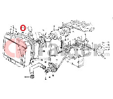 COLLAR SUPERIOR PARA RADIADOR DE AGUA KUBOTA ORIGINAL 15231-72940 15231-72941