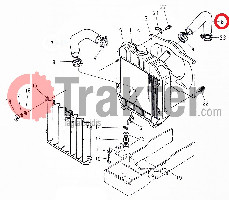 ΚΟΛΑΡΟ ΨΥΓΕΙΟΥ ΝΕΡΟΥ ΠΑΝΩ ORIGINAL KUBOTA 15261-72940 15261-72941
