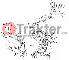 COLLARE RADIATORE ACQUA LATO SUPERIORE ORIGINAL KUBOTA 15321-72940 15321-72941