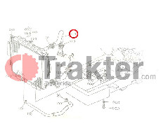 HOSE WATER PIPE ORIGINAL KUBOTA 16271-72940