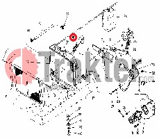 COLLARE RADIATORE ACQUA LATO SUPERIORE ORIGINAL KUBOTA 15531-72940