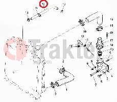 COLARE RADIATORE ACQUA SCARICO 15531-73130 OEM