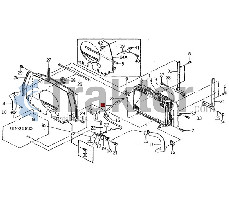 COLLAR DE DRENAJE PARA RADIADOR DE AGUA ISEKI ORIGINAL 1636-102-005-10