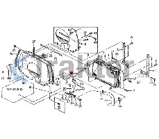 COLLARE RADIATORE ACQUA SCARICO ORIGINAL ISEKI 1636-102-005-10