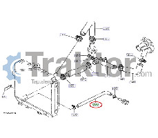 KÜHLWASSERSCHLAUCH KÜHLER-HAHN ORIGINAL KUBOTA 66418-73130