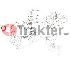 HOSE PIPE THERMOSTAT ORIGINAL KUBOTA 16241-73350