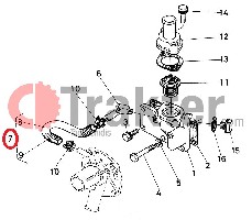 COLLARE TERMOSTATO ORIGINAL KUBOTA 15554-73300