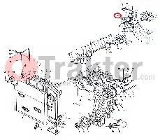 TEMPERATURREGLER SCHLAUCH ORIGINAL KUBOTA 15321-73350 15321-73351