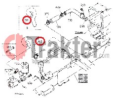 COLLARE IMPIANTO IDRAULICO GRANDE ORIGINAL KUBOTA 37410-38640