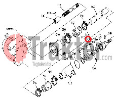 KUPPLUNG GLEICHLAUFGELENK 4X4 ORIGINAL KUBOTA 67211-14120