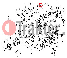 ENGINE BODY ORING HEAD ORIGINAL KUBOTA 15221-33700 15221-33701